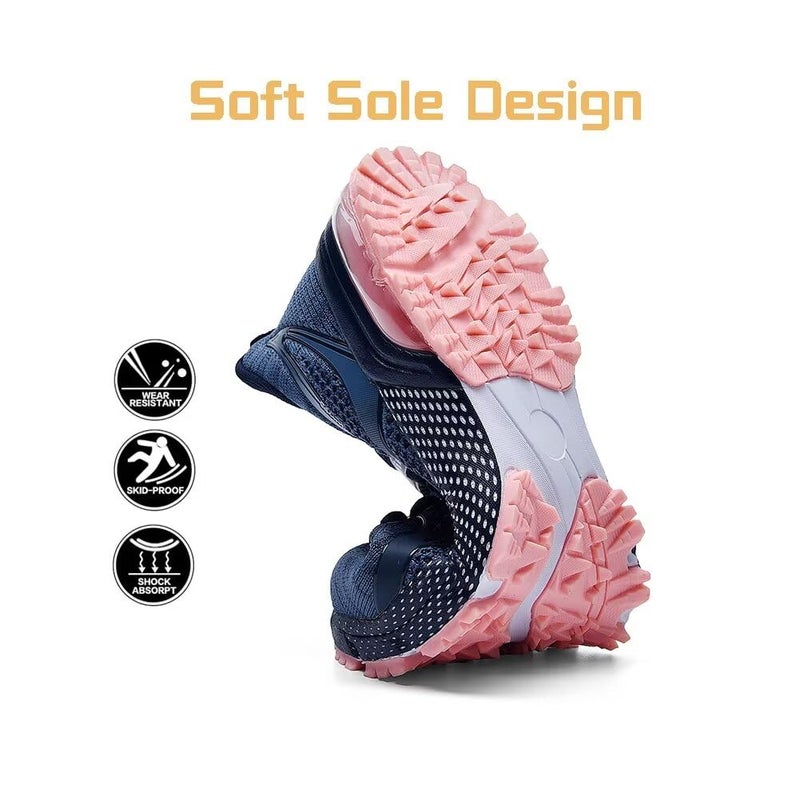 Lamincoa Womens Running Shoes Athletic Women Sneakers Non Slip Womens Tennis Shoes Navy Blue - Image 4